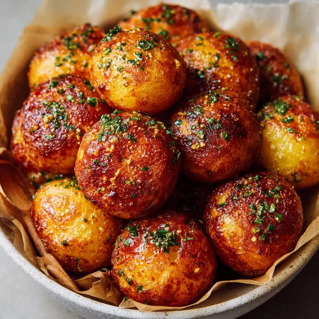 Garlic Potato Balls Recipe - Recipe Image