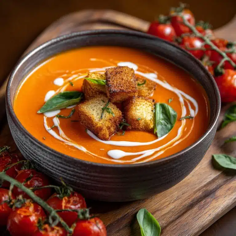 Easy Roasted Tomato Soup Recipe