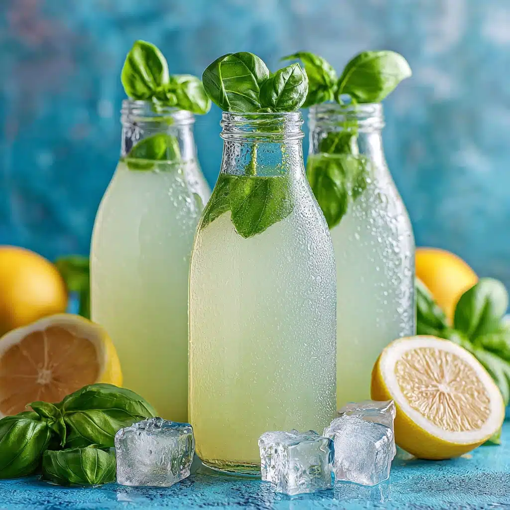 Basil Lemonade Drink Recipe - Recipe Image
