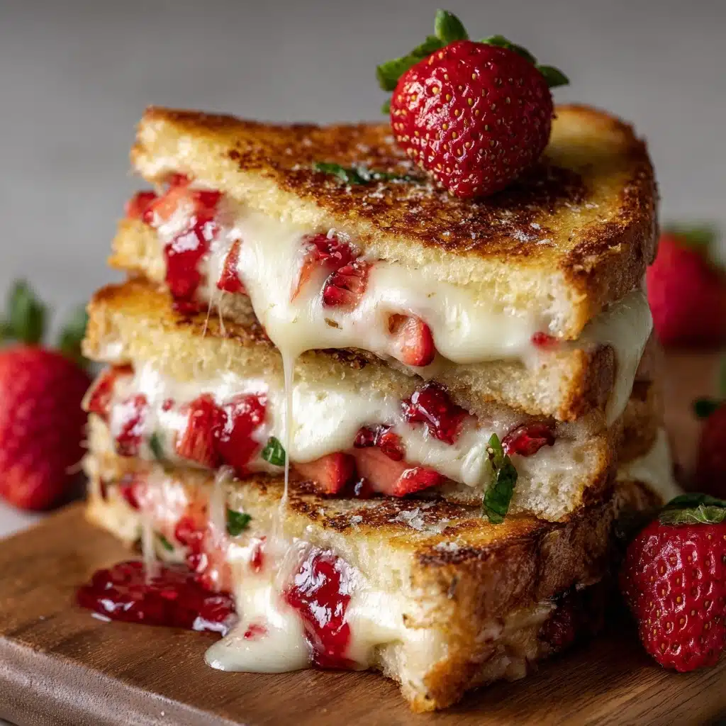 Strawberry Balsamic Brie Grilled Cheese Recipe - Recipe Image