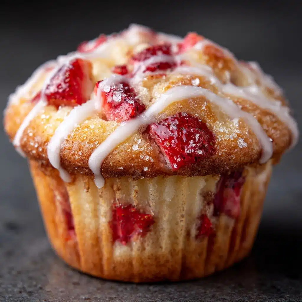Strawberry Yogurt Muffins Recipe - Recipe Image