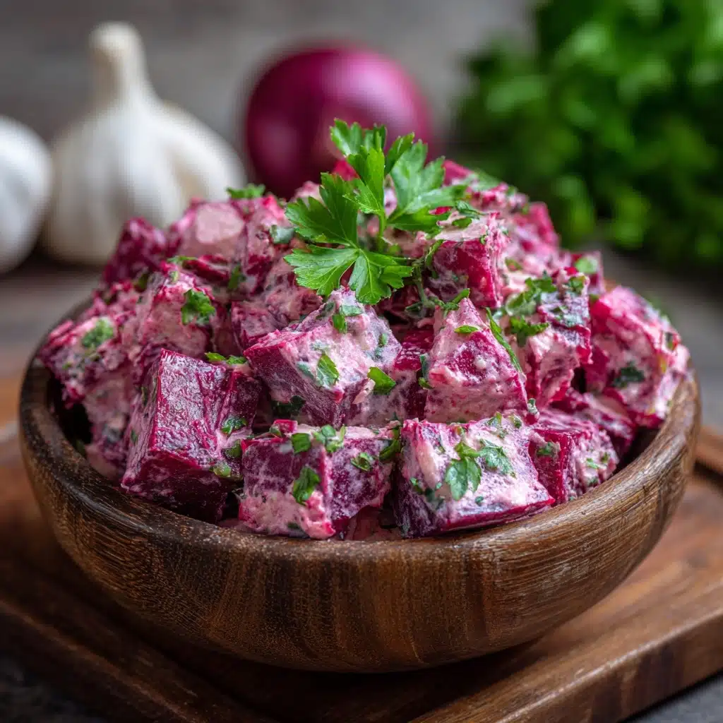 Creamy Beetroot Salad Recipe - Recipe Image