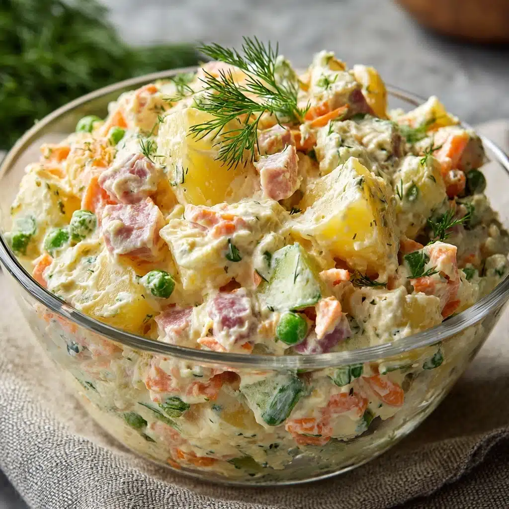 Olivier Salad – Russian Potato Salad Recipe