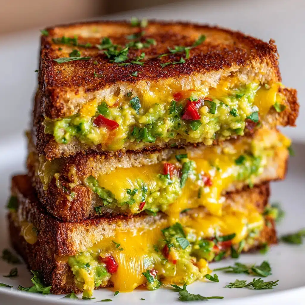 Guacamole Grilled Cheese Sandwich Recipe - Recipe Image