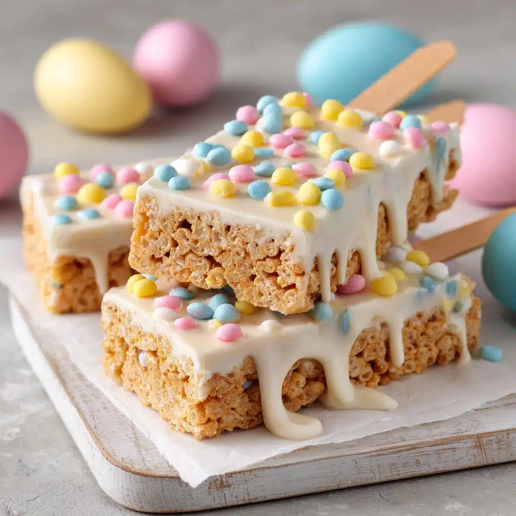 Chocolate-Dipped Easter Rice Krispie Treats Recipe