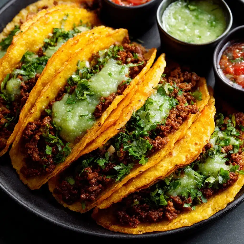 Crispy Ground Beef Tacos Recipe - Recipe Image