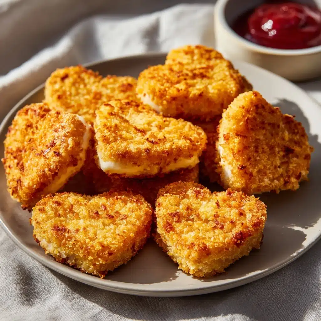 Heart-Shaped Chicken Nuggets Recipe - Recipe Image