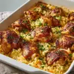 No Peek Chicken & Rice Casserole Recipe