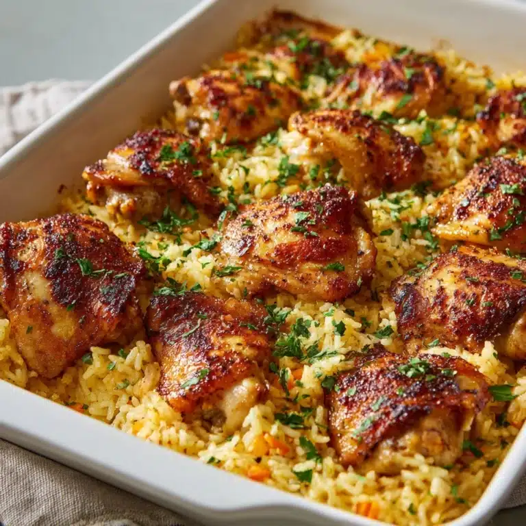 No Peek Chicken & Rice Casserole Recipe