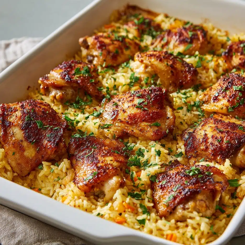 No Peek Chicken & Rice Casserole Recipe