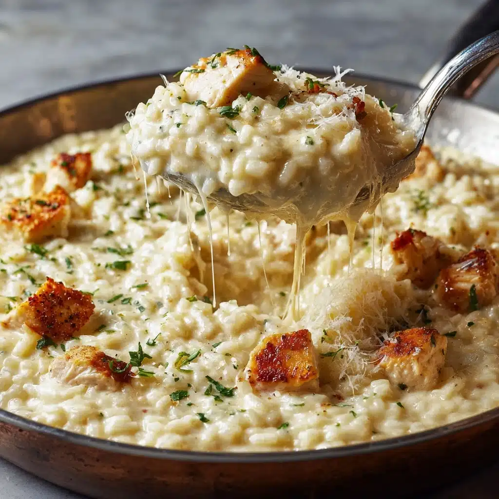 Creamy Parmesan One-Pot Chicken and Rice Recipe - Recipe Image
