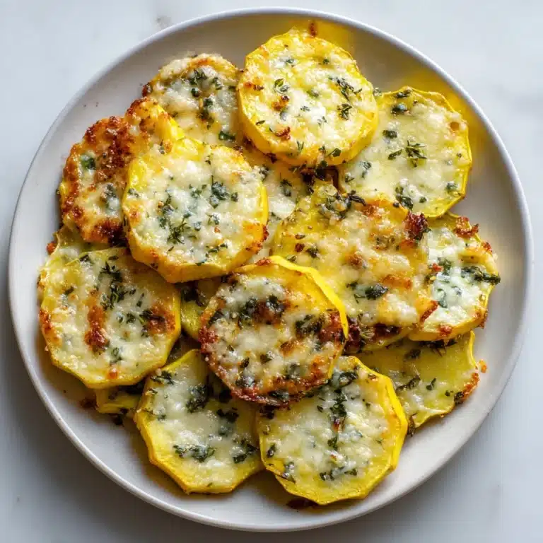 Parmesan Baked Yellow Squash Recipe