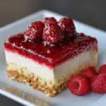 No-Bake Raspberry Cheesecake Bars Recipe
