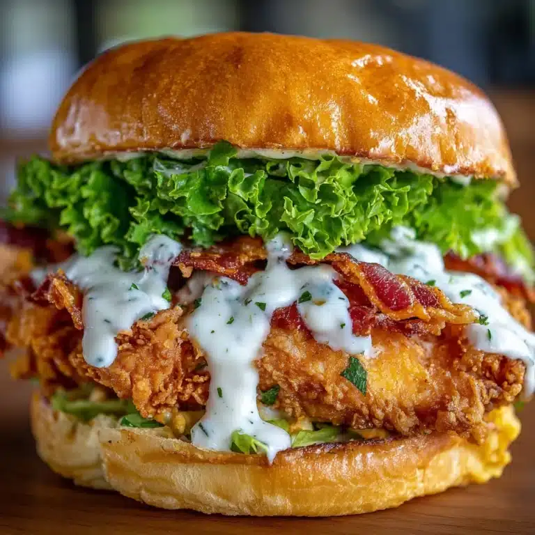 Crispy Chicken Caesar Sandwich Recipe