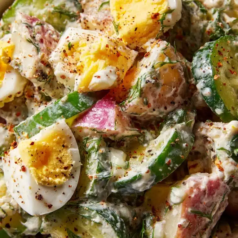 Cucumber Apple with Egg Salad Recipe