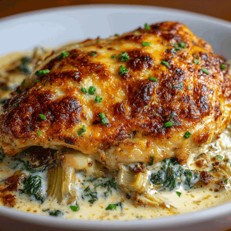 Lazy Spinach Artichoke Baked Chicken Recipe