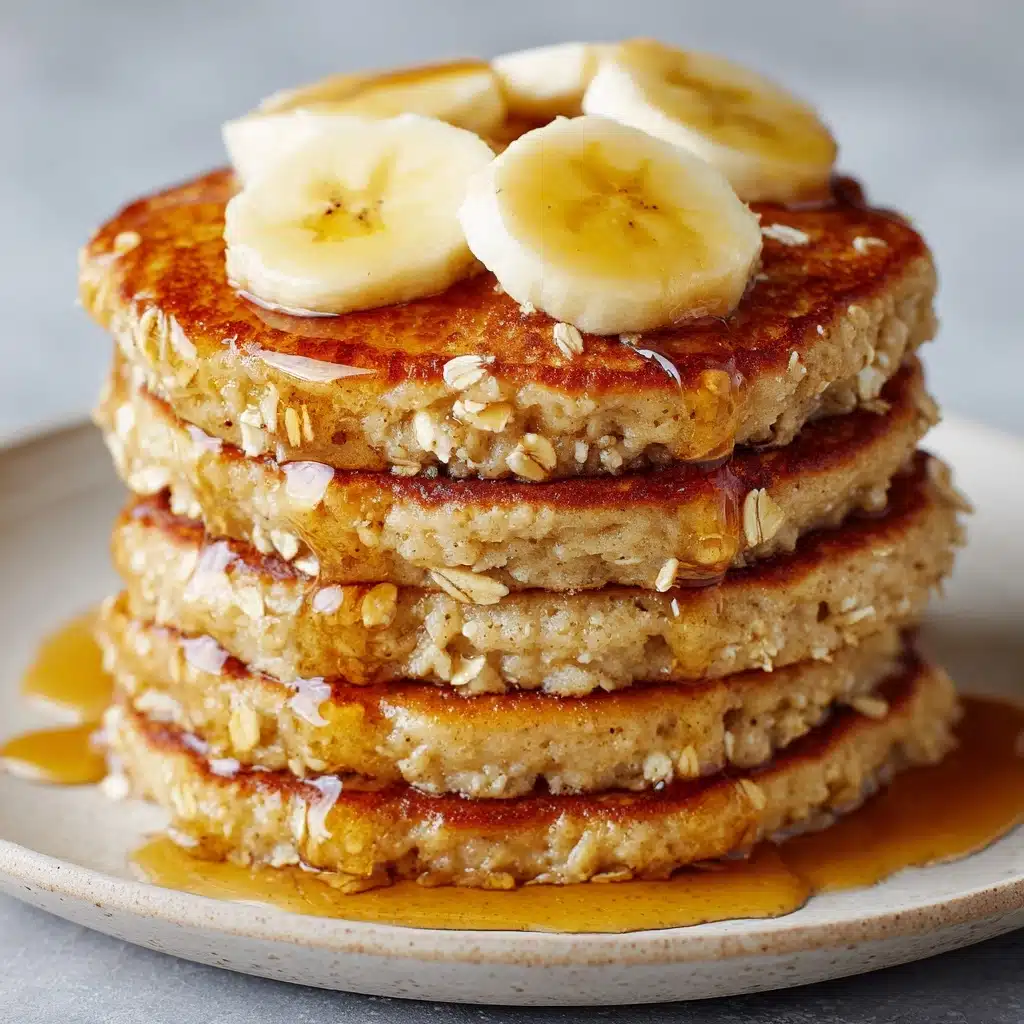 Healthy Banana Oatmeal Pancakes Recipe