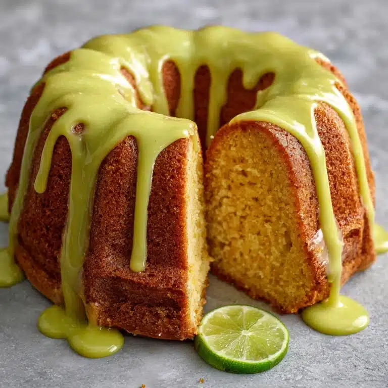 Key Lime Pound Cake with Key Lime Glaze Recipe