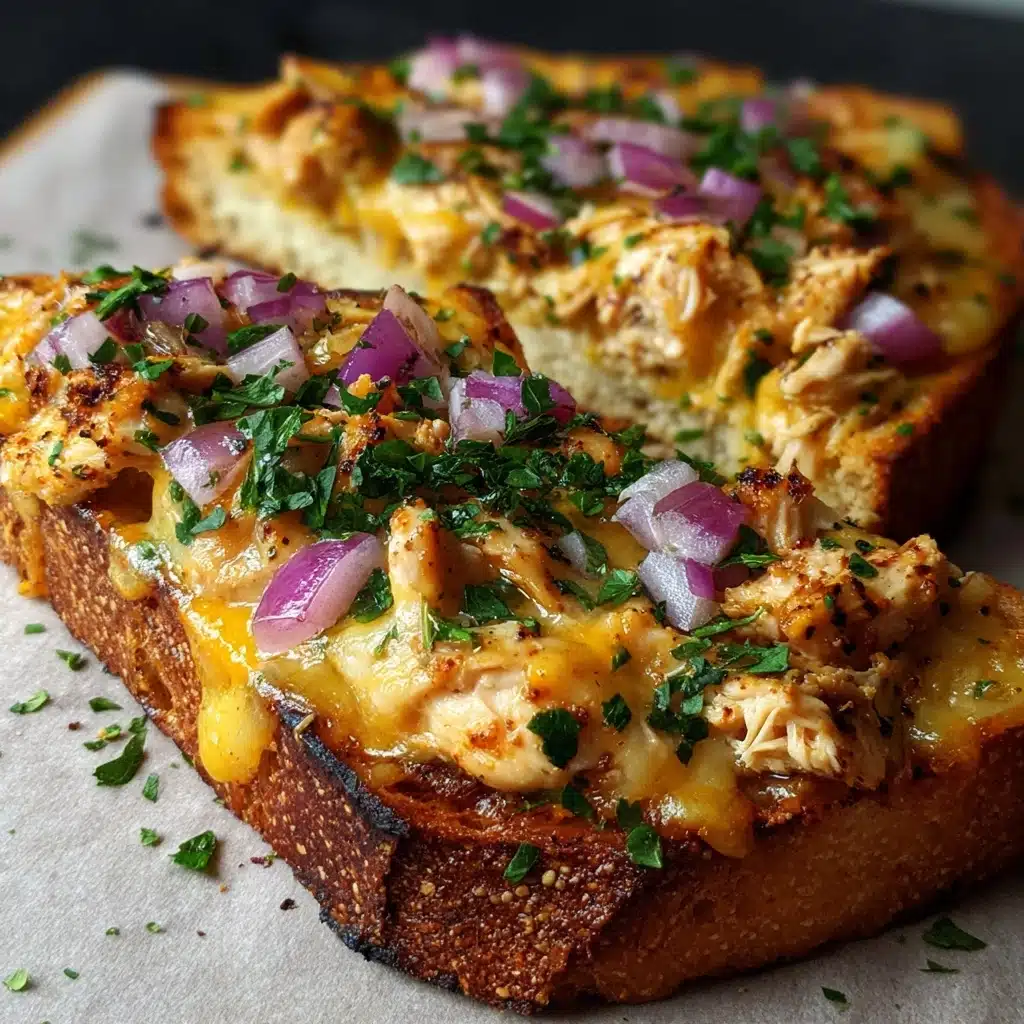 French Bread Chicken Alfredo Pizza Recipe