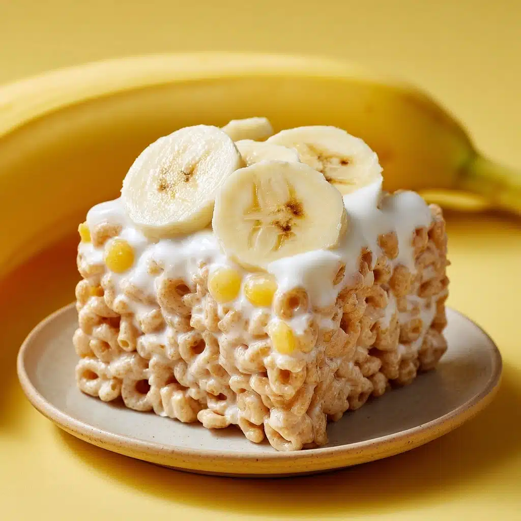 Banana Pudding Rice Krispie Treats Recipe - Recipe Image
