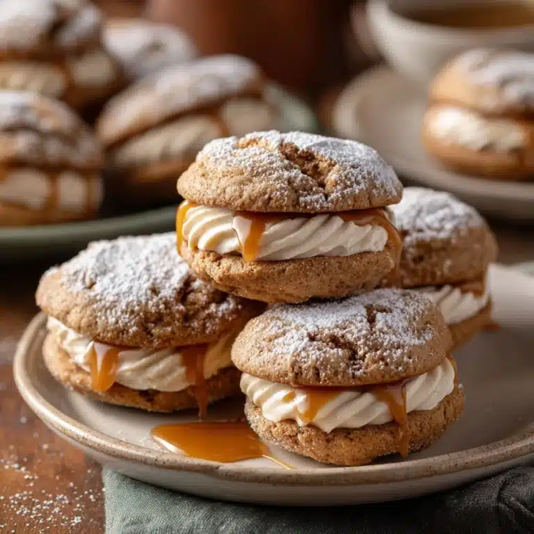 Apple Cider Whoopie Pie Cookies with Caramel Recipe
