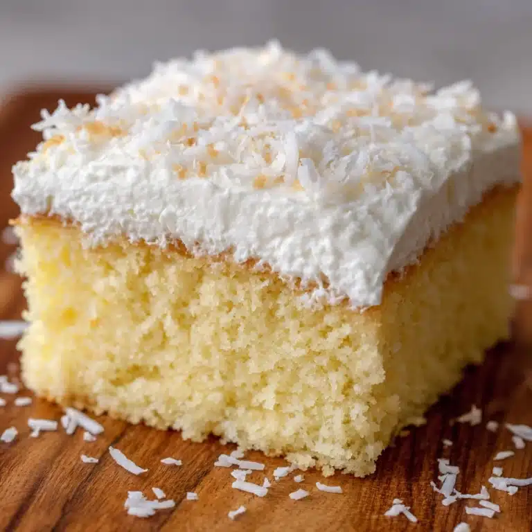 Delicious Creamy Coconut Cake Recipe