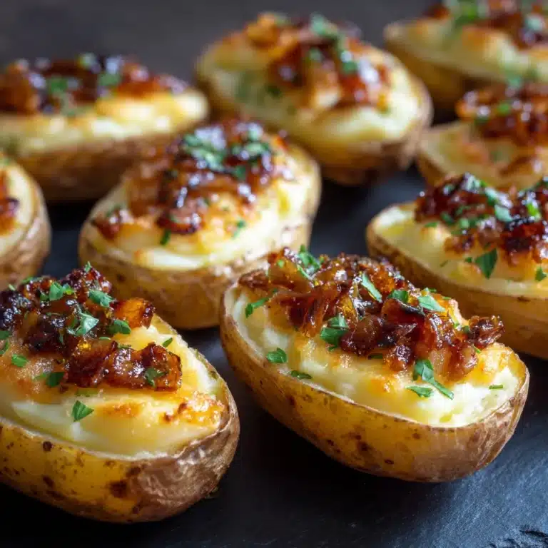 French Onion Baked Potatoes Recipe