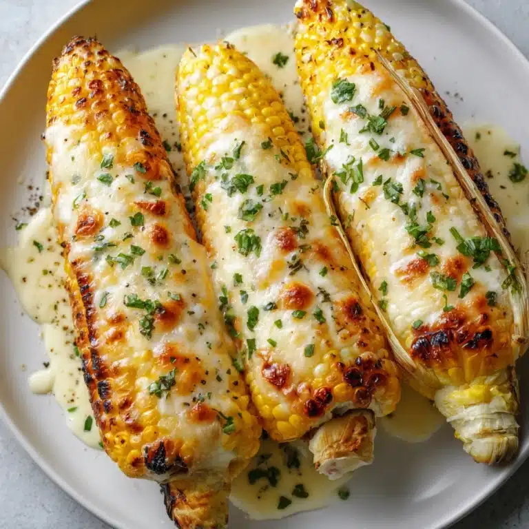 Cheesy Garlic Butter Corn on the Cob Recipe