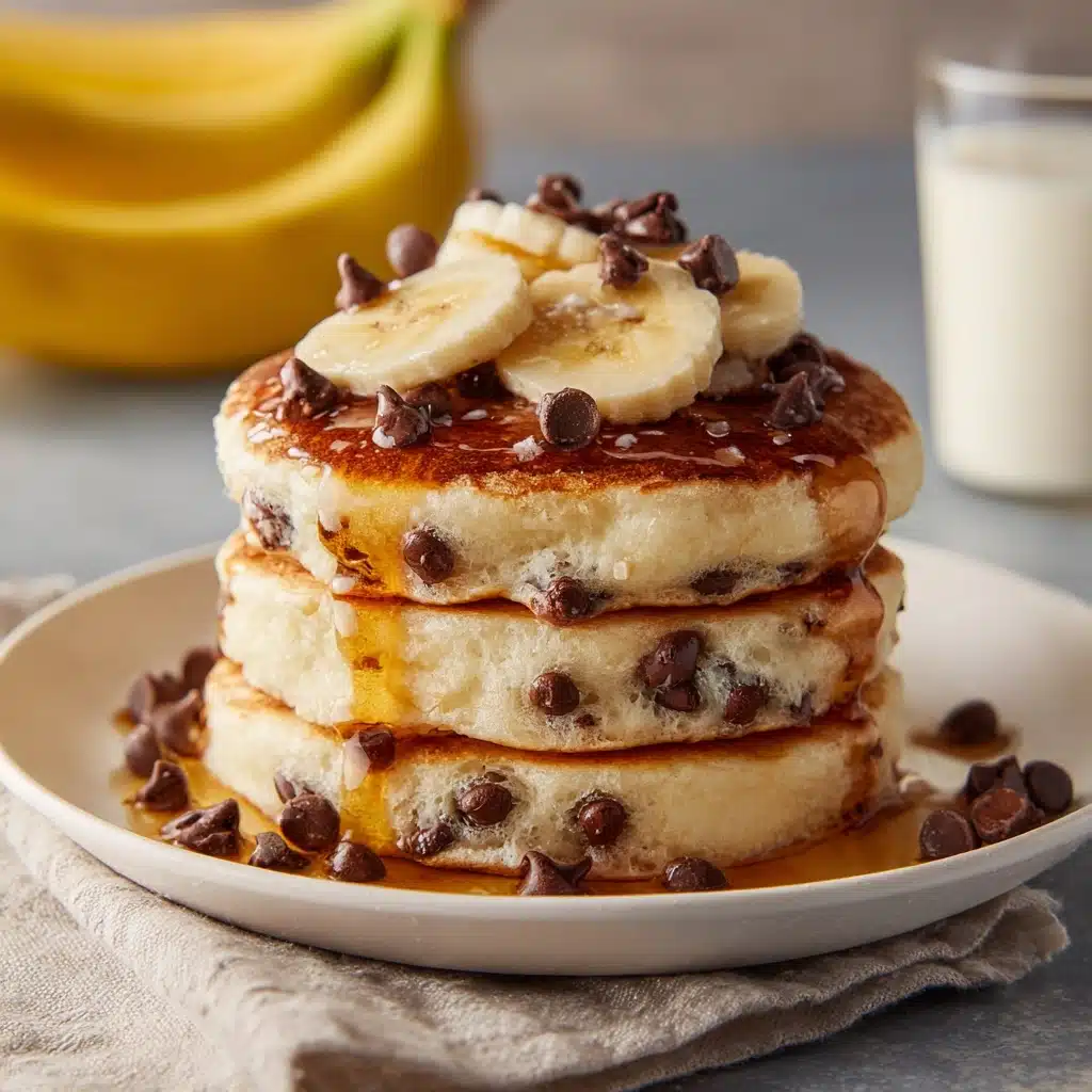 Chocolate Chip Banana Pancakes Recipe - Recipe Image