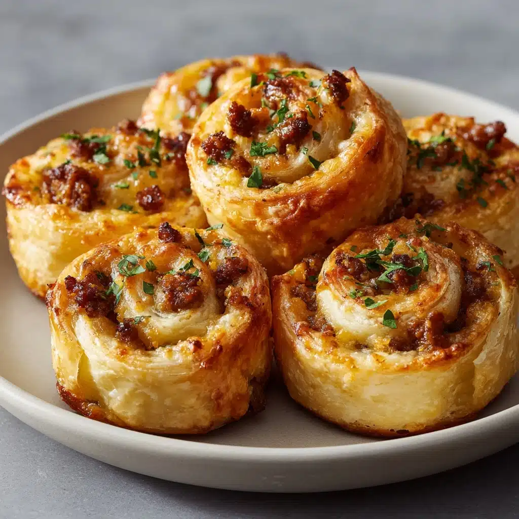 Sausage and Cream Cheese Pinwheels Recipe - Recipe Image