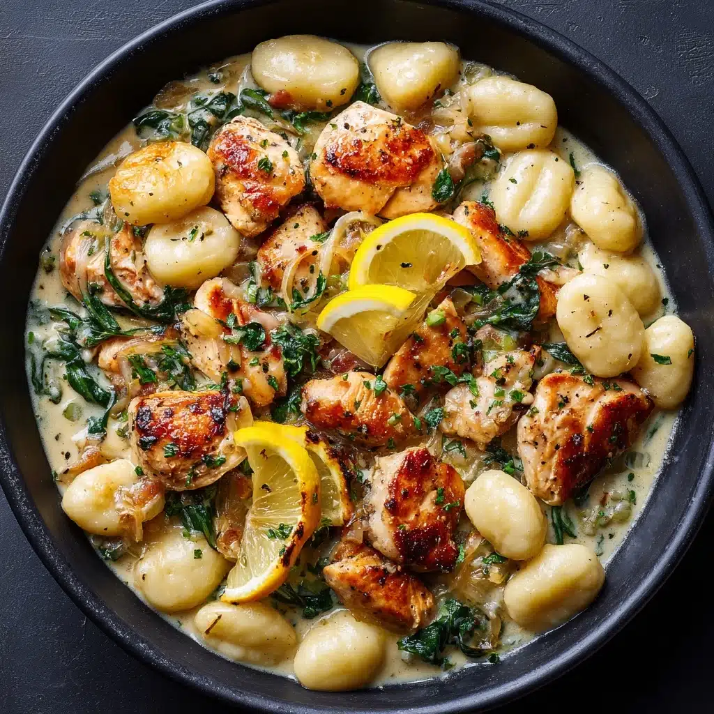 Lemon Chicken Gnocchi Dish Recipe