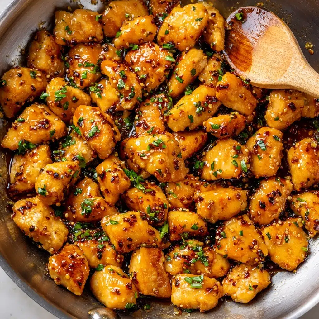 Garlic Butter Chicken Bites Recipe - Recipe Image