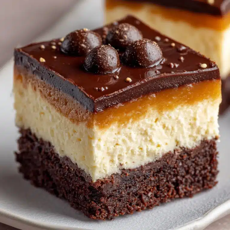 Milky Way Caramel Cheesecake Brownies Recipe