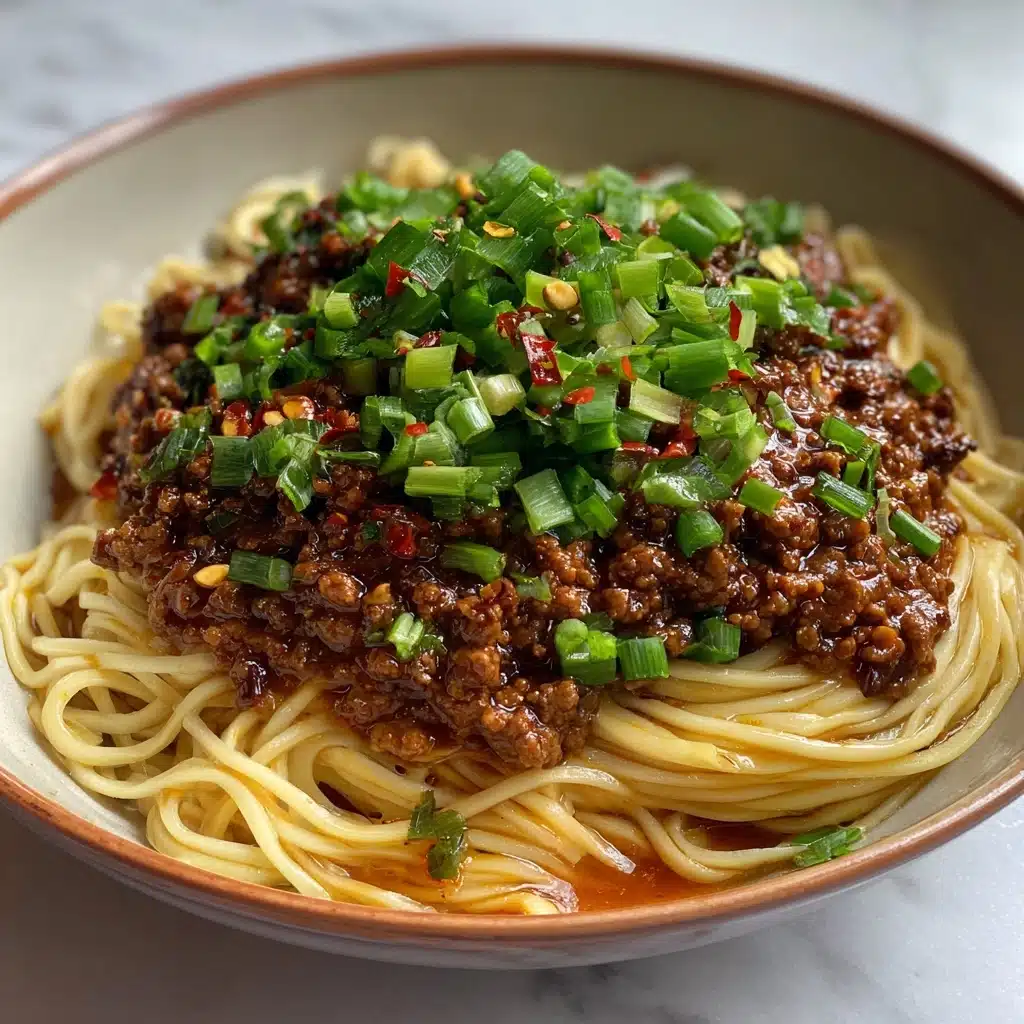 Mongolian Ground Beef and Noodles Recipe