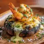 Cajun Shrimp-Stuffed Mushrooms with Cheese Pull Recipe