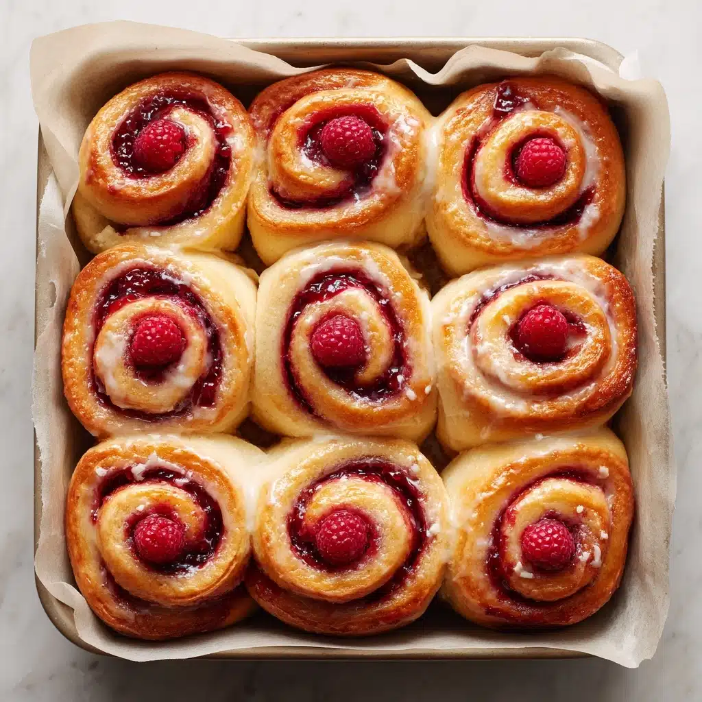 Raspberry Swirl Sweet Rolls Recipe - Recipe Image