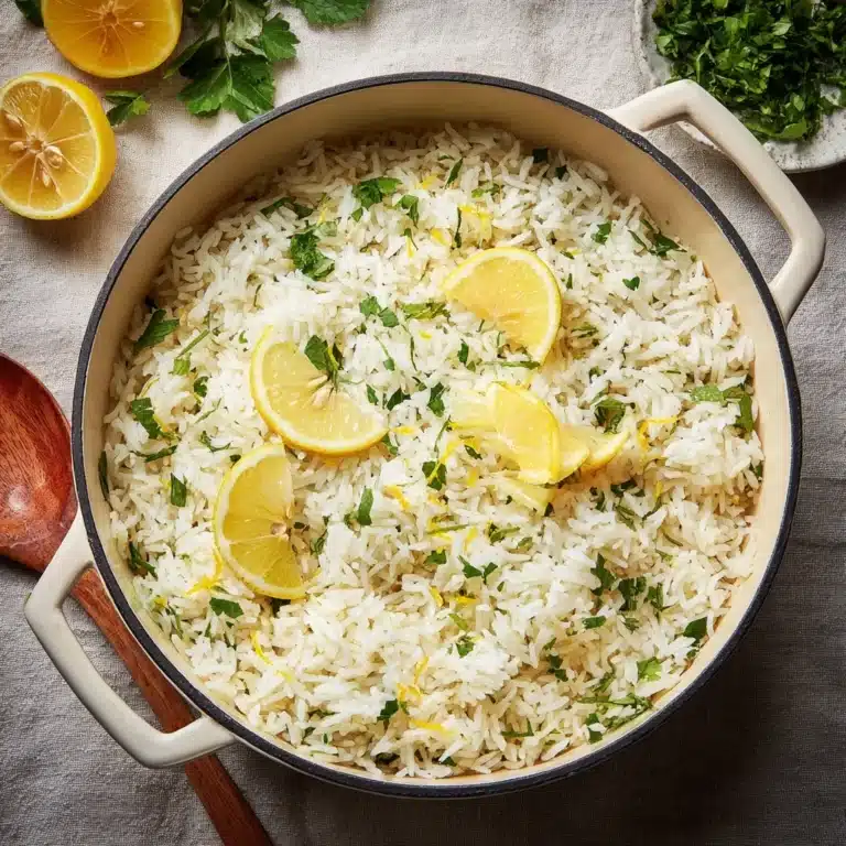 Greek Lemon Rice Recipe