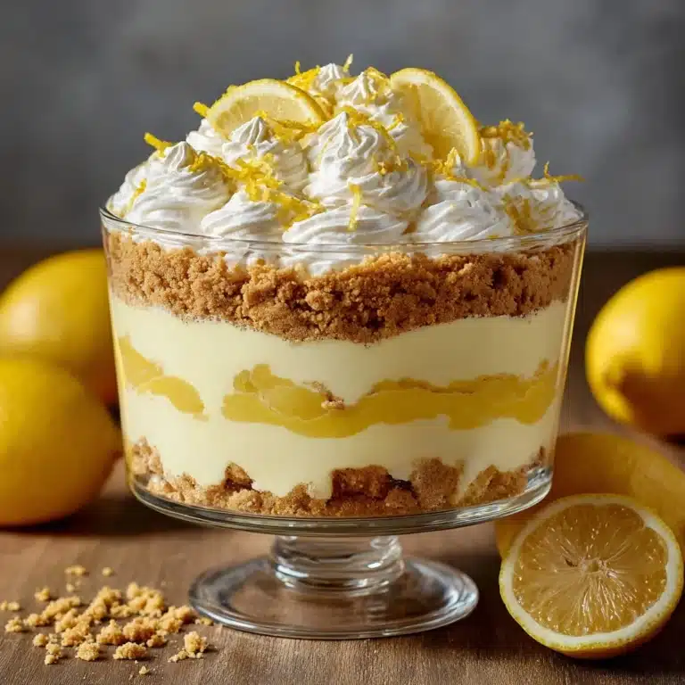Outrageous Lemon Lovers Trifle Recipe