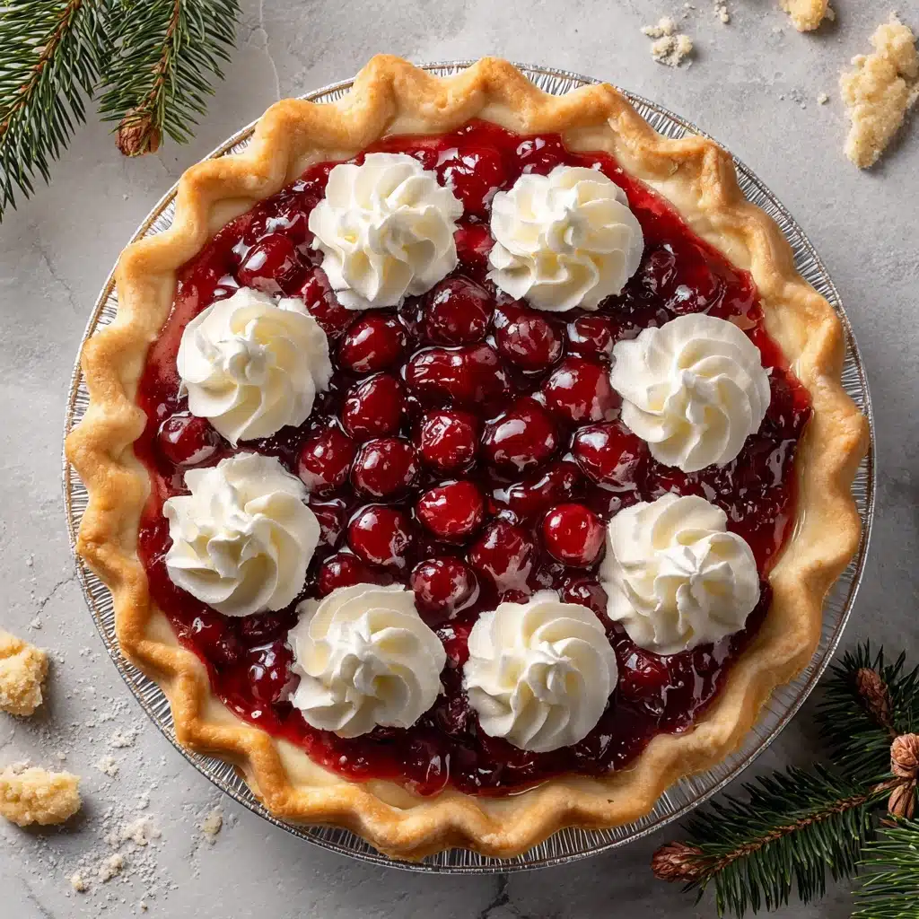 Cranberry Custard Pie Recipe - Recipe Image