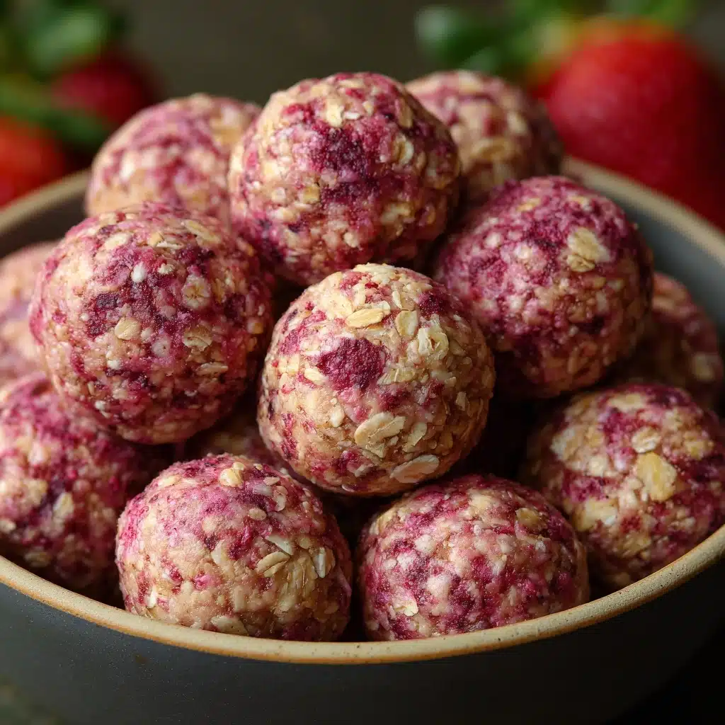 Strawberry and Banana Oat Balls Recipe