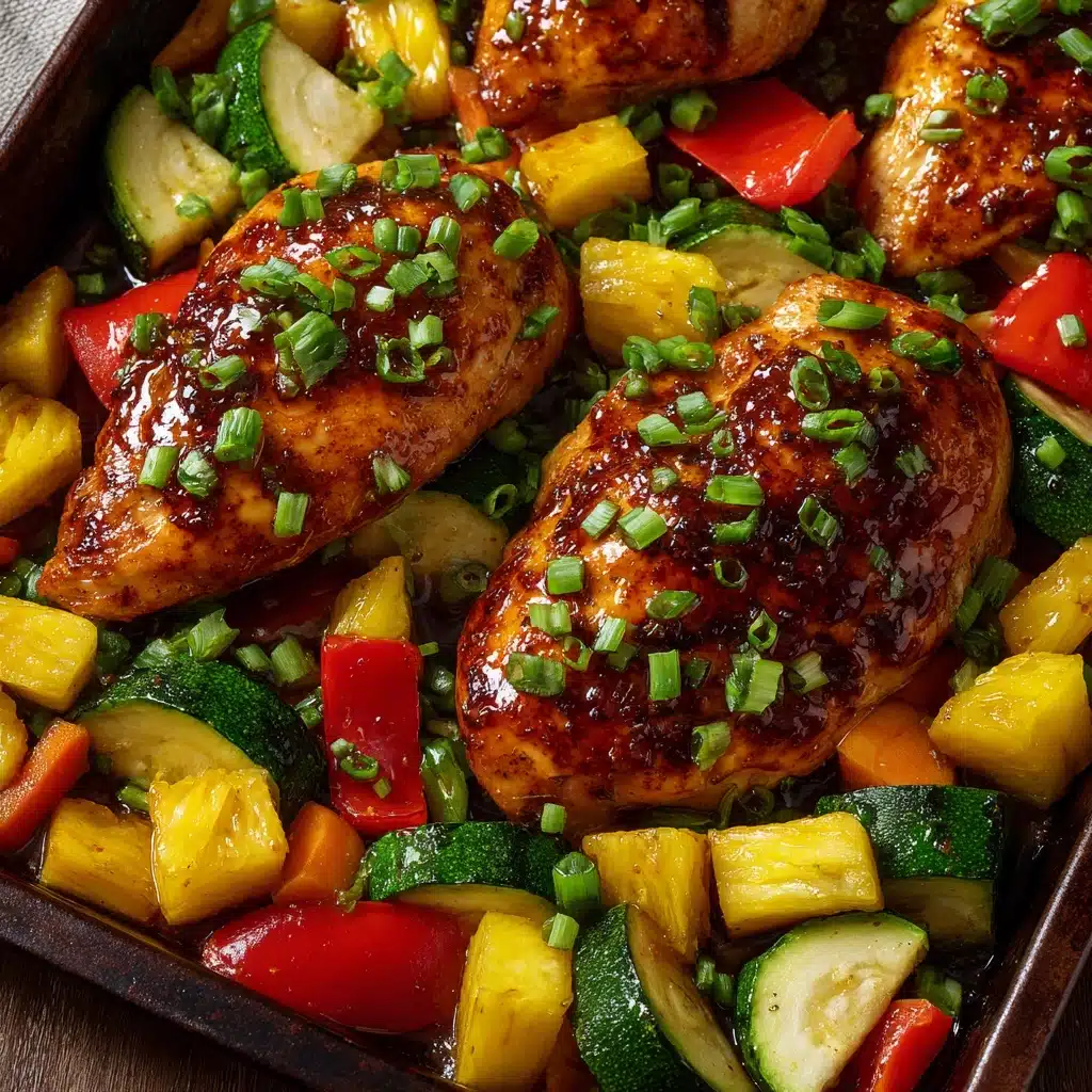 Teriyaki Chicken and Pineapple Foil Packets Recipe - Recipe Image