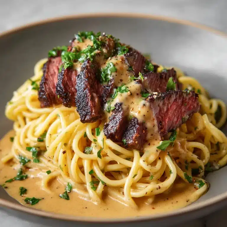 Garlic Butter Steak Lightning Noodles Recipe
