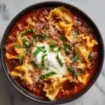 Slow Cooker Lasagna Soup Recipe