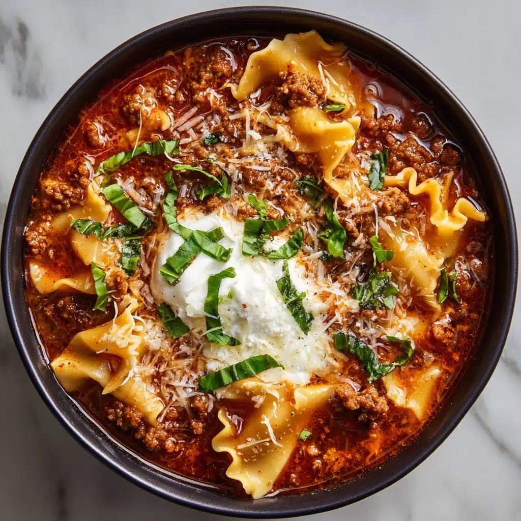 Slow Cooker Lasagna Soup Recipe