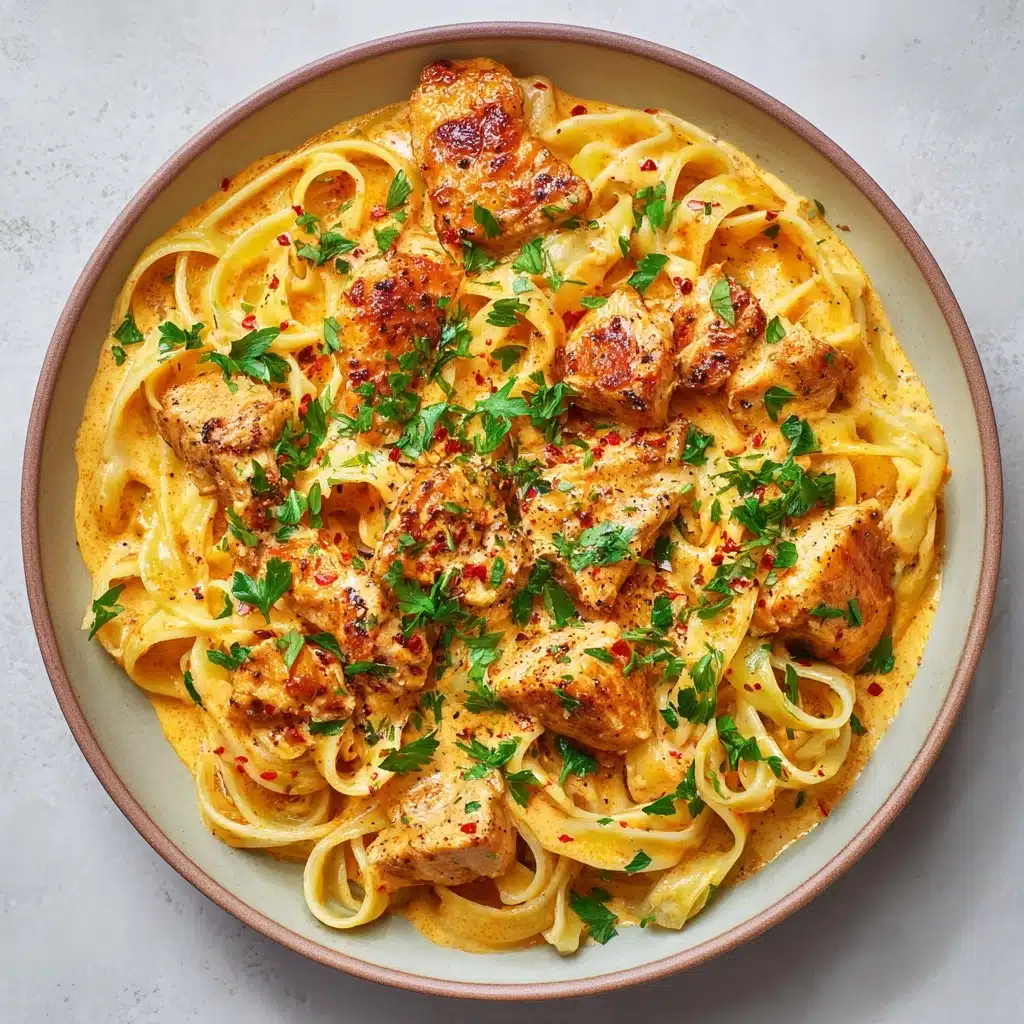 Cowboy Butter Chicken Linguine Recipe - Recipe Image