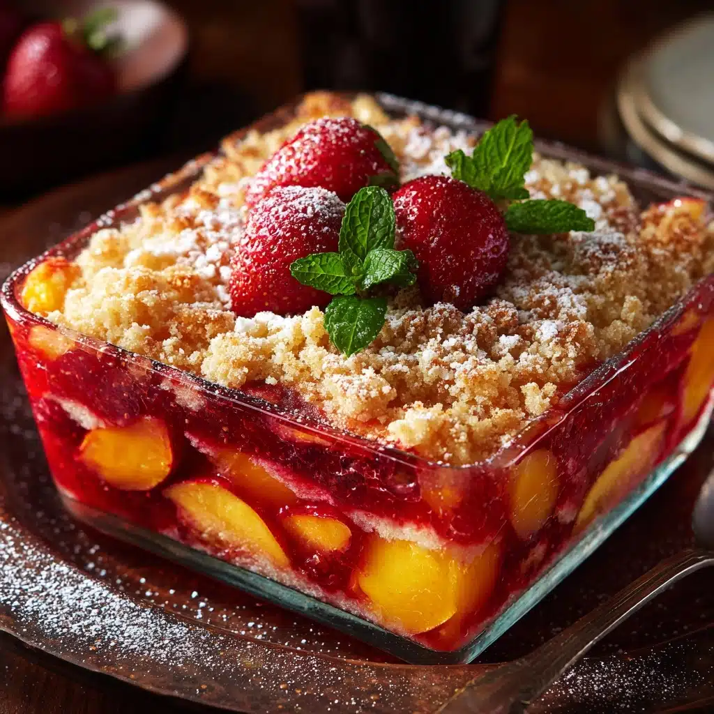 Peach Strawberry Crisp Recipe - Recipe Image