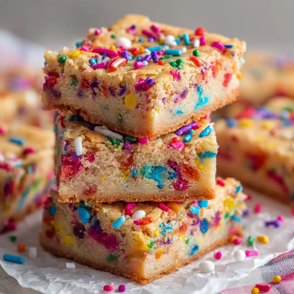 Funfetti Blondies Recipe - Recipe Image