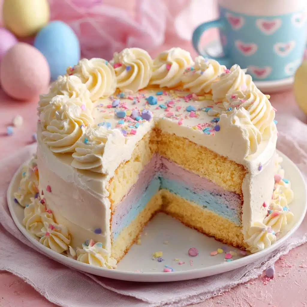 Swirled Easter Cake Recipe - Recipe Image