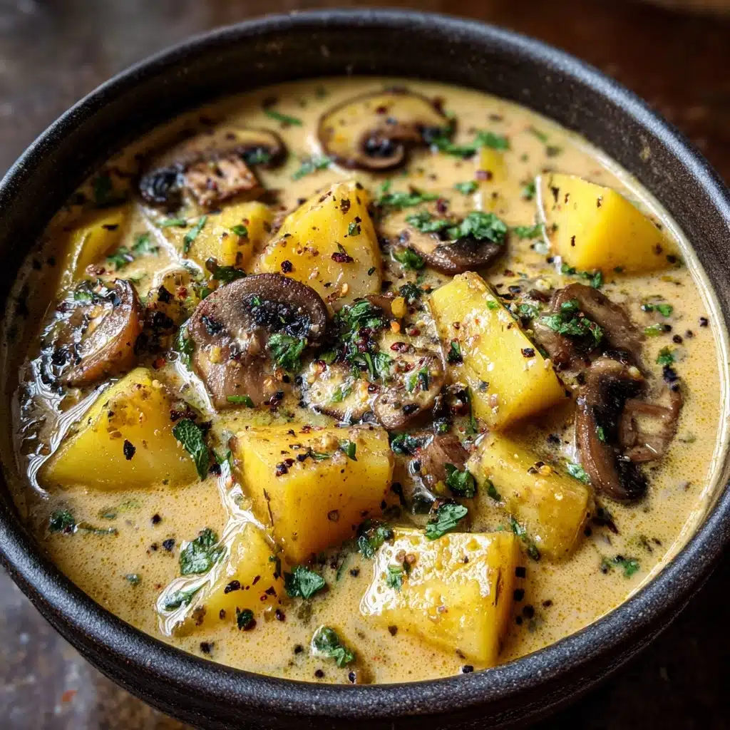 Mushroom Potato Soup Recipe - Recipe Image