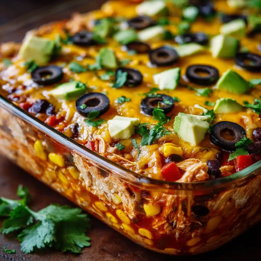 Chicken Burrito Casserole Recipe - Recipe Image
